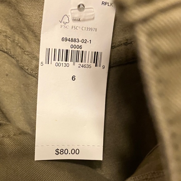 BANANA REPUBLIC. “Campground” Slim Mid-Rise Pants Ankle Pants. Size 6. NWT - Picture 3 of 11